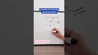 Función linealPERPENDICULARES argentina home maths arg parati viralvideo youtubeshorts [upl. by Behah]