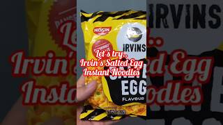 Instant Noodles  Nissins Irvins Salted Egg Noodles instantnoodles homecook amuroreychannel [upl. by Eyoj658]