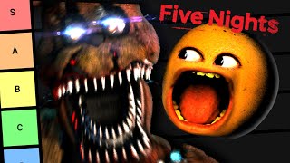 Annoying Orange  FNAF Jumpscare Tier List Shocktober [upl. by Avan]