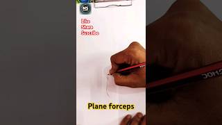 Plane Forceps Skech diagram shorts shortsfeed viral [upl. by Ainak261]