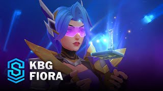 KBG Fiora Wild Rift Skin Spotlight [upl. by Adilem]