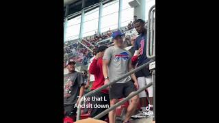 NFL Texans Fans vs Bills Fans Shorts YouTubeShorts ViralVideo [upl. by Mady]