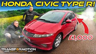 WE BOUGHT A CHEAP £1000 HONDA CIVIC TYPE R [upl. by Llerruj689]