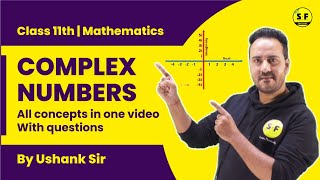 Class 11th Live Maths Complex numbers One Shot with Questions By Ushank Sir Science and Fun [upl. by Shuler841]