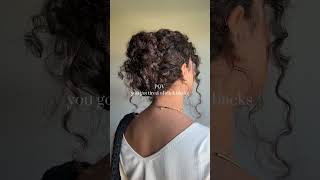 Soft curly hairstyles are not just for weddings curlyhair hairstyle [upl. by Schober969]