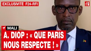 Mali  quotQue Paris nous respecte quot  Abdoulaye Diop ministre des Affaires étrangères  Lintégrale [upl. by Leesa]