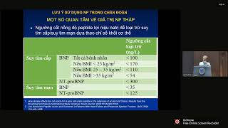 Cập nhật vai trò của NTproBNP trong quản lý và điều trị suy tim  BS NGUYỄN THANH HIỀN [upl. by Eanil]