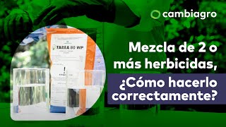 ¿Cómo mezclar correctamente herbicidas [upl. by Gibby]