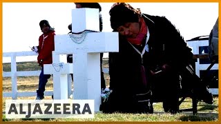 🇦🇷 Families visit fallen soldiers graves in Falkland Islands  Al Jazeera English [upl. by Dale]