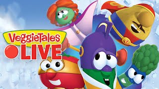 247 LIVE 🔴 VeggieTales 🎉 The Super Veggies Story of Bravery 🎉 500k Subscriber Special [upl. by Kemp782]