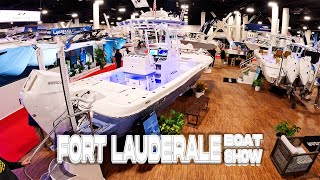 FORT LAUDERDALE BOAT SHOW 2024  Center Consoles [upl. by Llij]