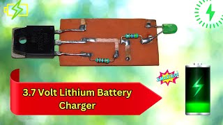 Amazing 37 Volt Lithium Battery Charger electronicsprojects [upl. by Ulrich]