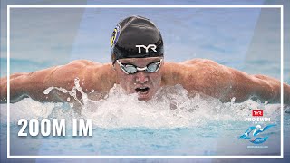 Hugo Gonzalez amp Trenton Julian Top Two in 200M IM  2023 TYR Pro Swim Series Mission Viejo [upl. by Seale]