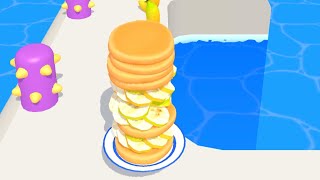 Pancake Run  Relaxing Gameplay Level 7780 [upl. by Aikemot]