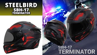 Best Helmet  Steelbird SBH17 Terminator Full Face Graphic Helmet [upl. by Stern]