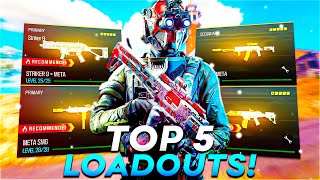 NEW TOP 5 META Rebirth Island Loadouts in Warzone [upl. by Burtie]