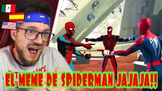 Comparación de Doblajes ➡️🕷️ SPIDERMAN ACROSS THE SPIDERVERSE  El Meme de Spiderman [upl. by Thirion876]