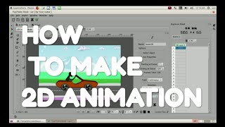 SIMPLE WAY TO MAKE 2D ANIMATION IN UBUNTU USING TUPI TUBE DESK [upl. by Atikahc211]