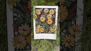 Freehand flowers in poster colours arttutorials howtomakeart Painting Ideas Easy art ideas [upl. by O'Dell939]