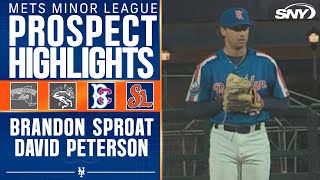 Mets prospect Brandon Sproat Ks eight for HighA Brooklyn  SNY [upl. by Eseyt]