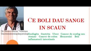 Cele mai importante 6 cauze de sange in scaun [upl. by Latif]