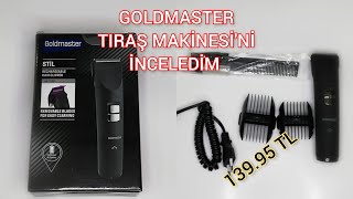 GOLDMASTER SAÇ TIRAŞ MAKİNESİ İNCELEMELESİ [upl. by Hamner]