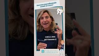 Ascesso parodontale ascesso gengivale come si cura dentista dentistry bustoarsizio [upl. by Tamaru]