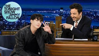 JUNGKOOK on Jimmy Fallon The Tonight Show for GOLDEN Performance amp Interview [upl. by Demakis956]