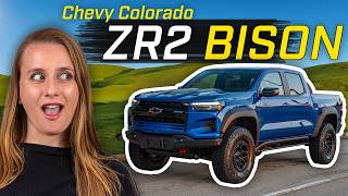 2024 Chevy Colorado ZR2 Bison Review Is Bigger Really Better [upl. by Elleoj]