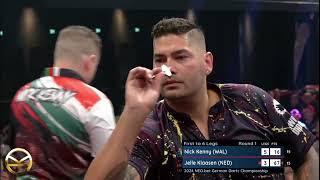 Jelle Klaasen vs Nick Kenny  German Darts Championship 2024 [upl. by Levenson]