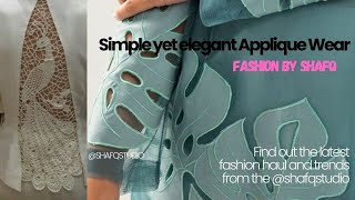 Applique design Dresses [upl. by Cummine]