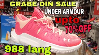 MURANG UNDER ARMOUR SHOES SALE UP TO 70OFF SA STORE NATO 988 lang [upl. by Cindie]