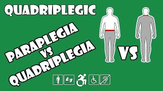 Paraplegia vs Quadriplegia Explained  Quadriplegic C5C6C7 [upl. by Filmer]