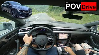 2023 VW Arteon 20TDI RLine 200hp  POV Test Drive [upl. by Yziar]