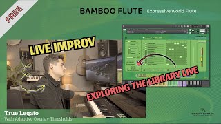 Bamboo Flute  Live Improv  FREE Expressive World Flute for Kontakt [upl. by Donovan]