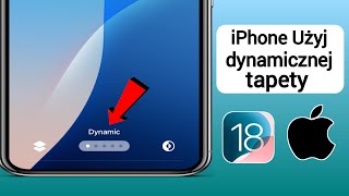 Jak korzystać z dynamicznej tapety iPhone iOS 18 [upl. by Irena65]