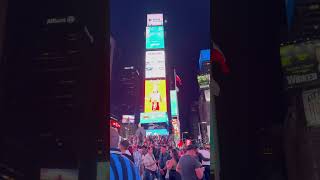 Right at the ball drop in Times Square New York video nyc shorts [upl. by Alexandro386]