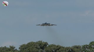 Duxford  Sea Vixen Last Display Before Crash Landing  AIRSHOW WORLD [upl. by Anaihs]