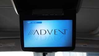 Advent EXL10 10quot Overhead DVD Player DVD Playback [upl. by Ainav]