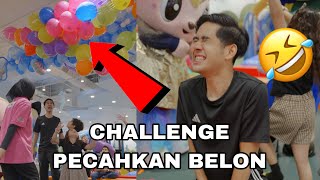 CHALLENGE PECAHKAN BELON 🤣 AQIL MAIN SALJI BELON 😝 [upl. by Nioe]