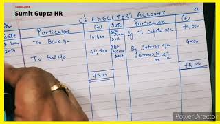 DEATH OF PARTNER EXECUTORS ACCOUNT  XII CLASS ACCOUNTANCY  IMPORTANT TOPICS [upl. by Elohc]