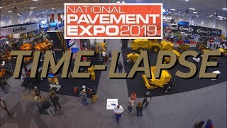 NATIONAL PAVEMENT EXPO TIMELAPSE  NPE 2019  NASHVILLE TENNESSEE [upl. by Krahling]