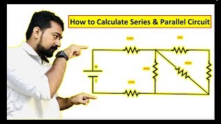 Any Series amp Parallel Circuit Calculation  Series amp Parallel Circuits  Solve Problem  Part1 [upl. by Inahpit]