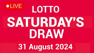 The National Lottery Lotto Live draw results from 31 August 2024 [upl. by Acsirp]