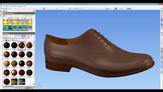 ICad3D Design  3D Shoe Design software men classic sample [upl. by Adamok]