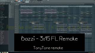 Bazzi  315  FL Studio Remake Instrumental Karaoke [upl. by Suirauqram]