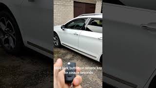 Citroen C5 X7 close windows from outside with remote key [upl. by Perkins]