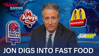 Jon Stewart Devours the FastFood Industry Pt 2  The Daily Show [upl. by Khorma218]