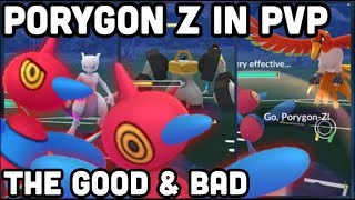 PORYGON Z IN PVP THE GOOD amp BAD POKEMON GO  PORYGON Z VS MEWTWO HEATRAN amp MORE [upl. by Edlun]