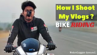 See How I Shoot My Vlog While I Ride My Bike  Main Video kaise Banta Hoon Bike chalte waqt [upl. by Enomor]